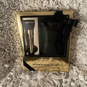 BNWT! SIGMA BEAUTY Golden Glam Deluxe Set Limited Edition💛🖤💛🖤Rare find!